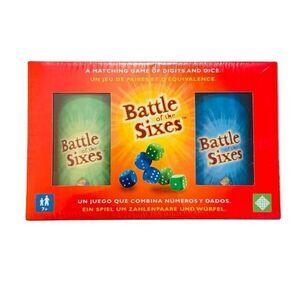 Family Games Boardgame Battle of the Sixes - New / Sealed